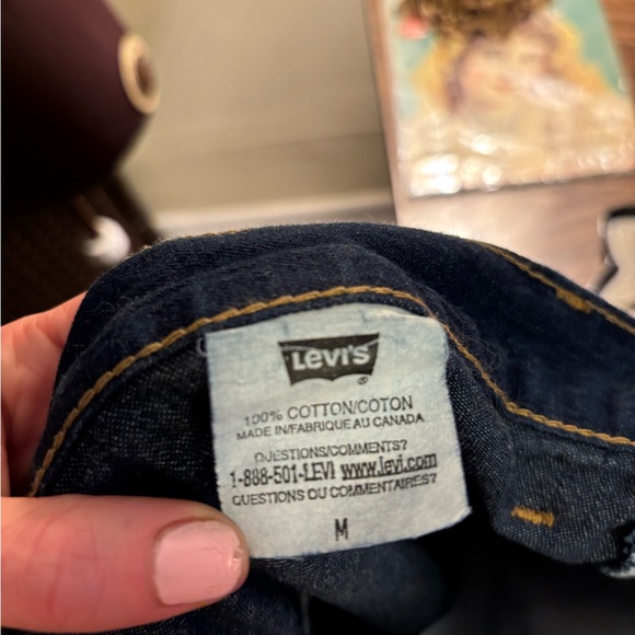 Vintage Levi's Dark Blue Denim Maxi Skirt - Picture 6 of 8